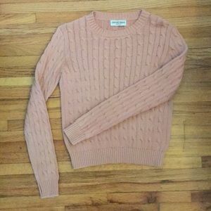 Cable knit sweater